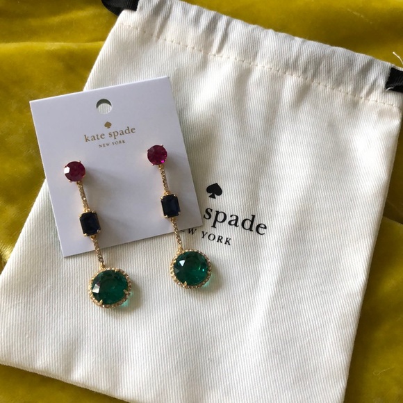 Kate Spade Multicolor Sparkle Earrings - Picture 1 of 3